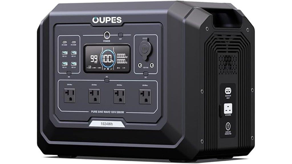 large capacity portable power station