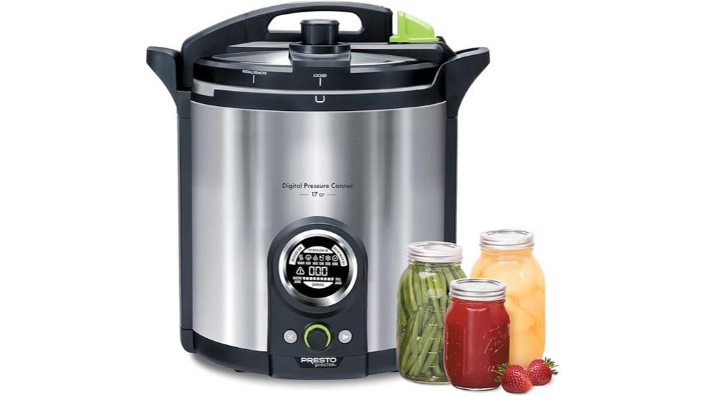 large digital pressure canner