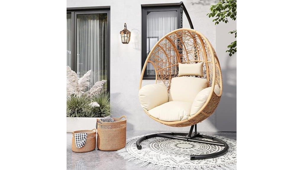 large indoor outdoor egg chair