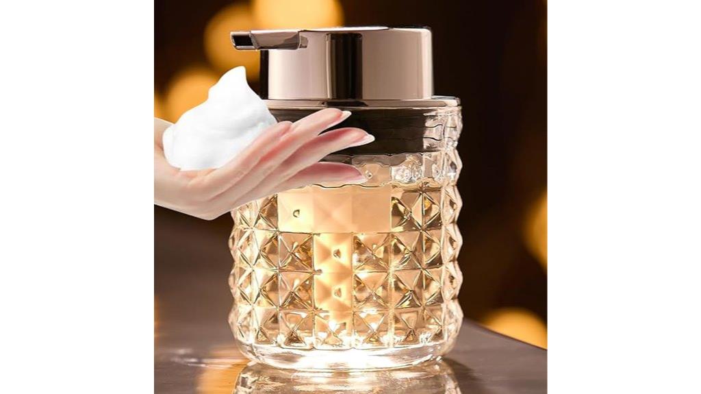 large silver pump dispenser