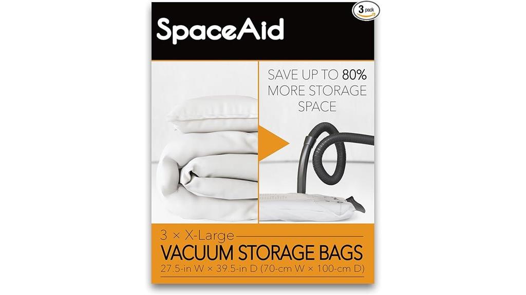 large vacuum storage packs