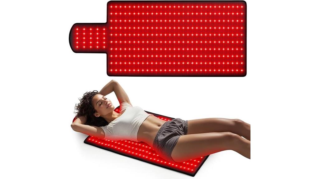 led therapy mat features
