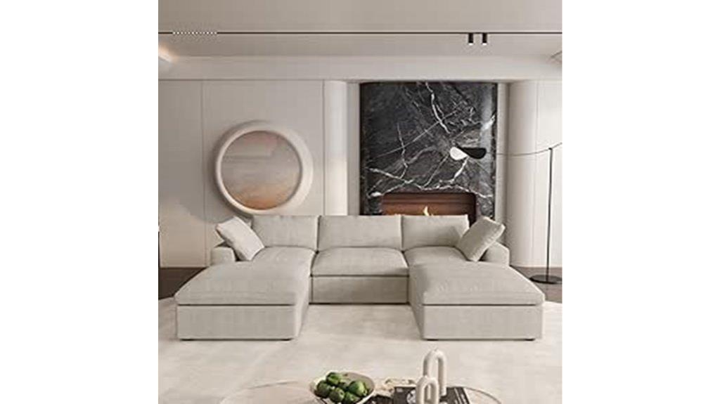 luxurious sectional sofa set