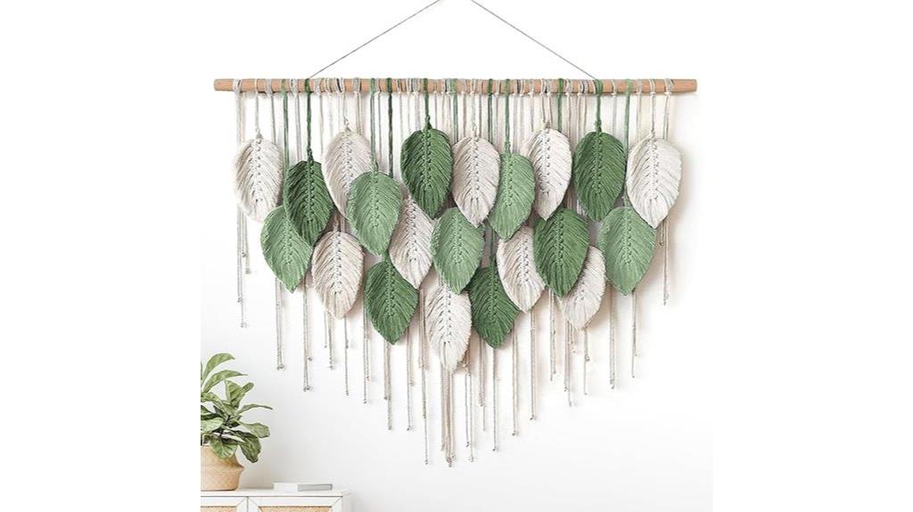 macrame boho wall decor