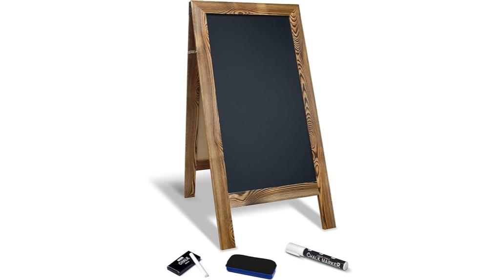 magnetic a frame chalkboard