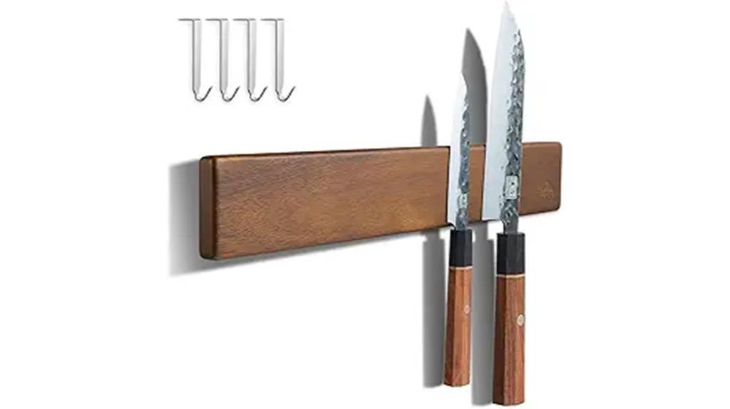 magnetic wall knife organizer