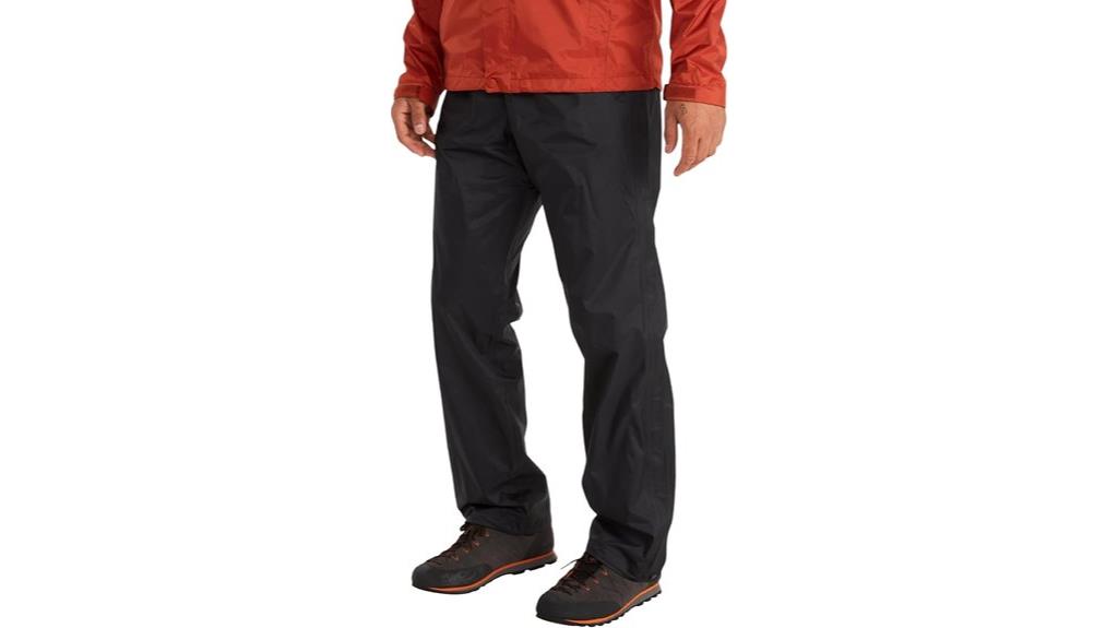 men s eco waterproof rain pants