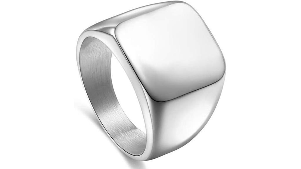 men s stainless steel ring