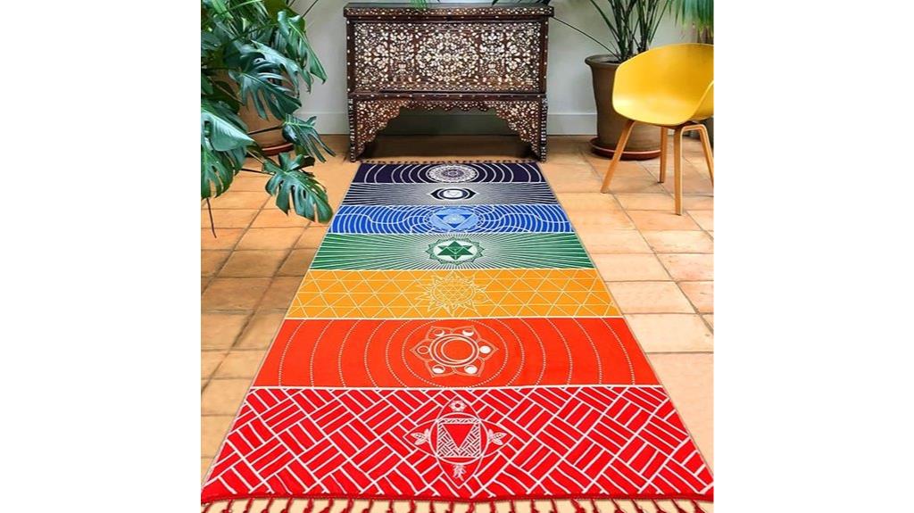 mexican chakra beach mat