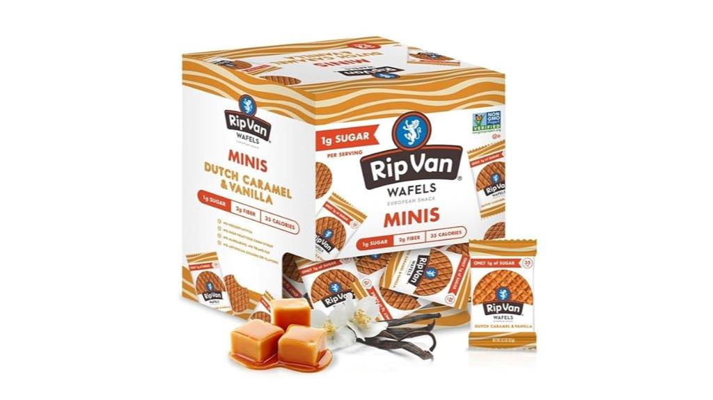 mini dutch caramel stroopwafels