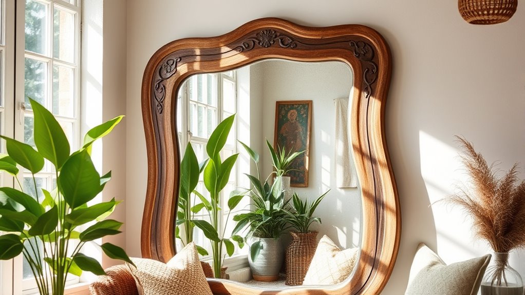 mirror size material choice