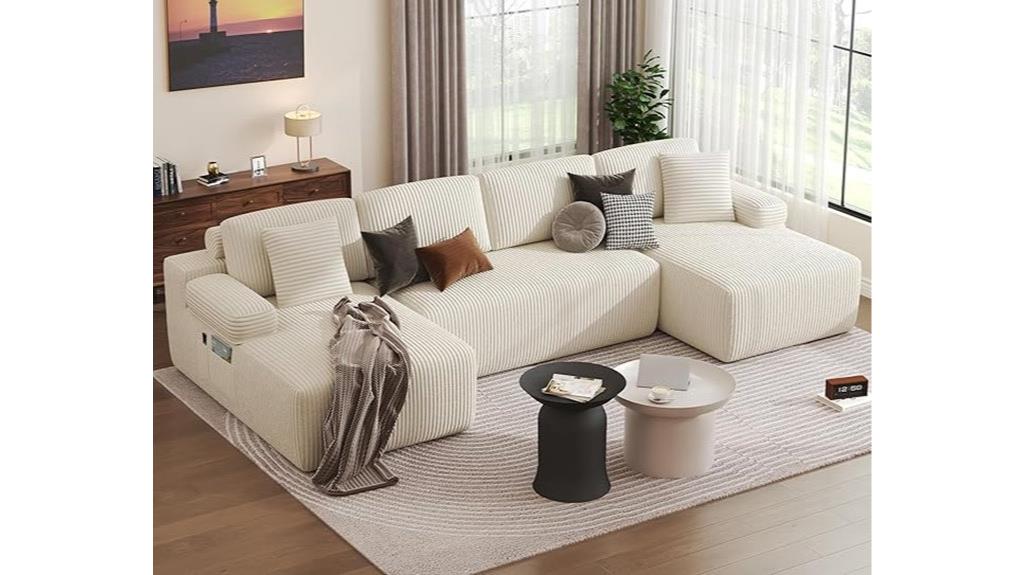 modular memory foam sofa
