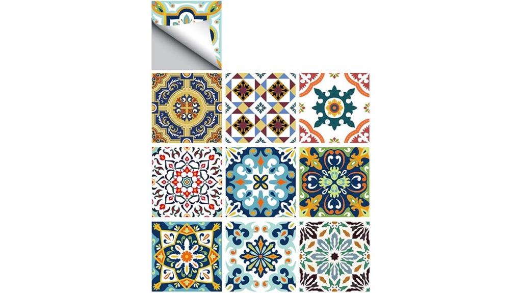 moroccan waterproof tile decals