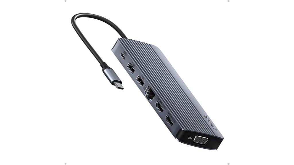 multiple ports laptop dock