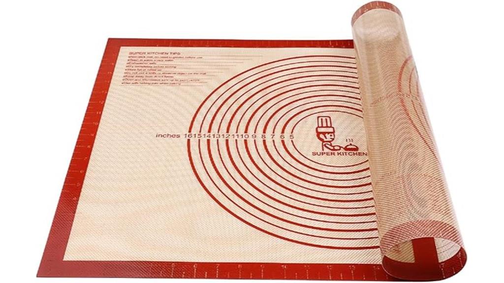 non slip silicone measurement mat