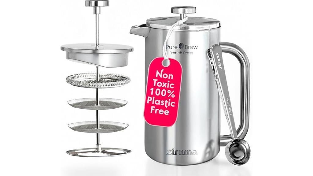 non toxic stainless coffee maker