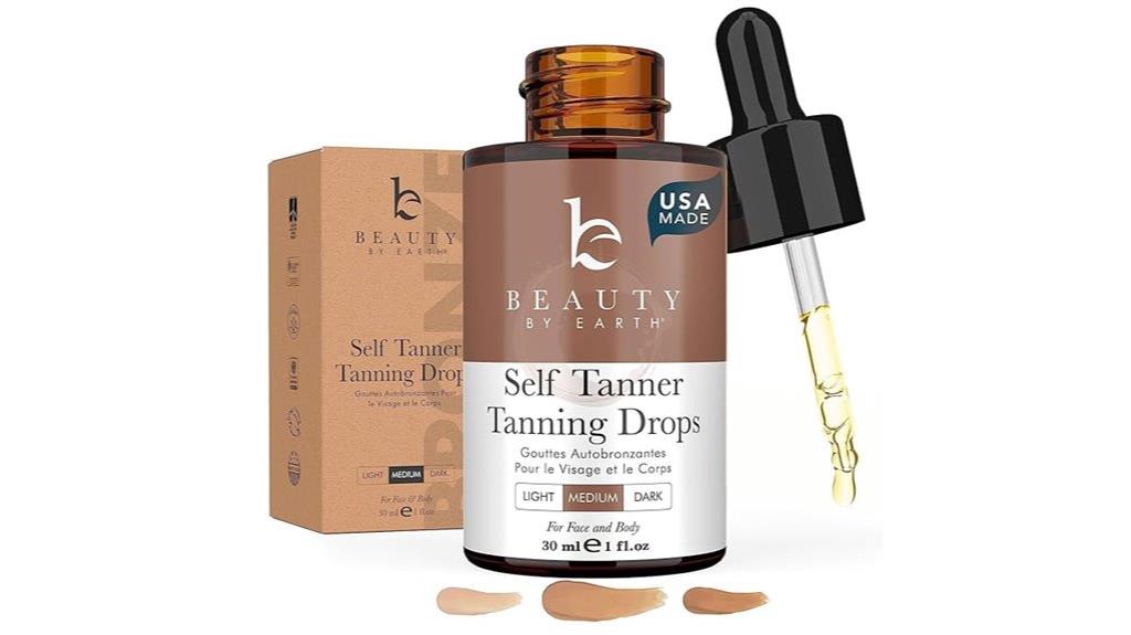 organic tanning drops