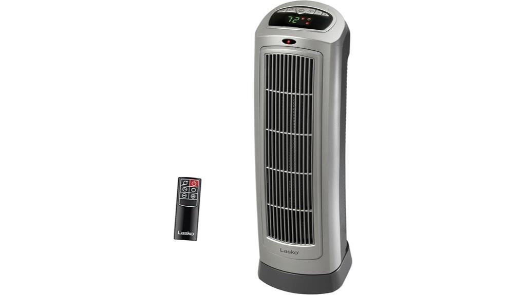 oscillating ceramic tower heater
