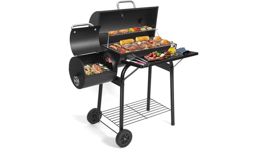 outdoor charcoal smoker grill