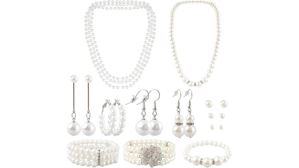 pearl jewelry gift set