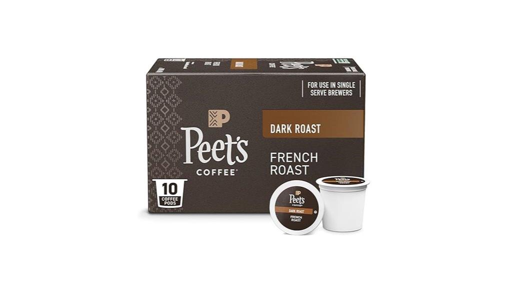 peets dark roast pods