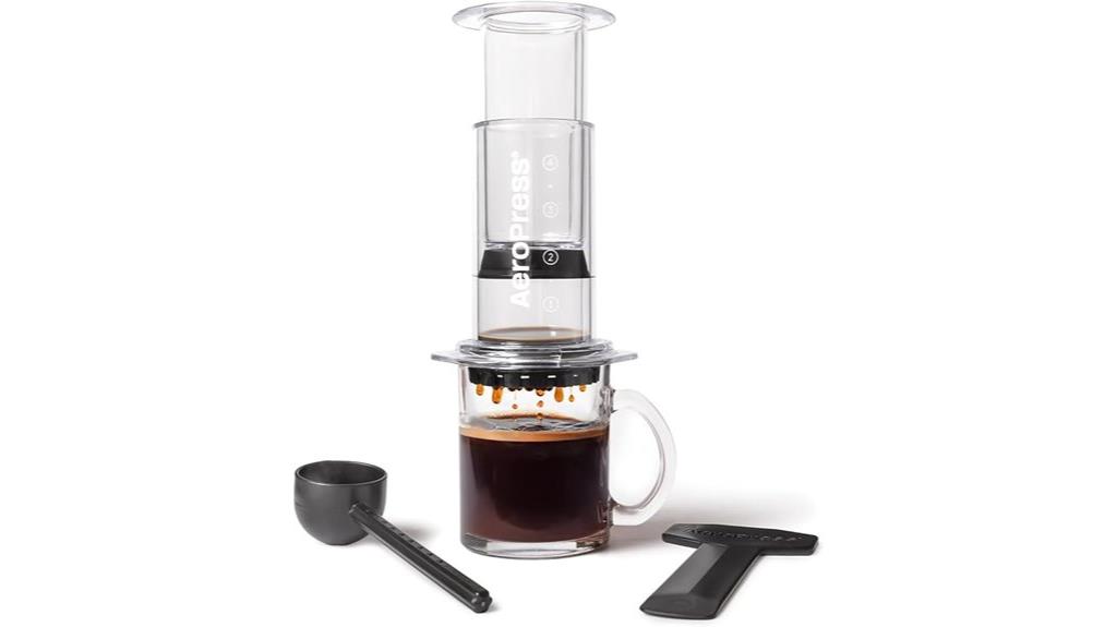 portable clear coffee press