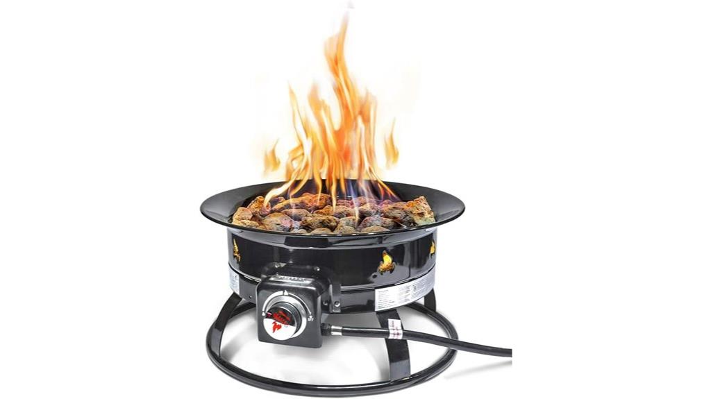 portable propane fire pit