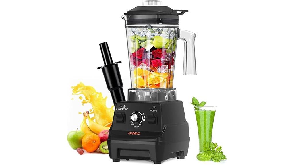 powerful 1800w countertop blender