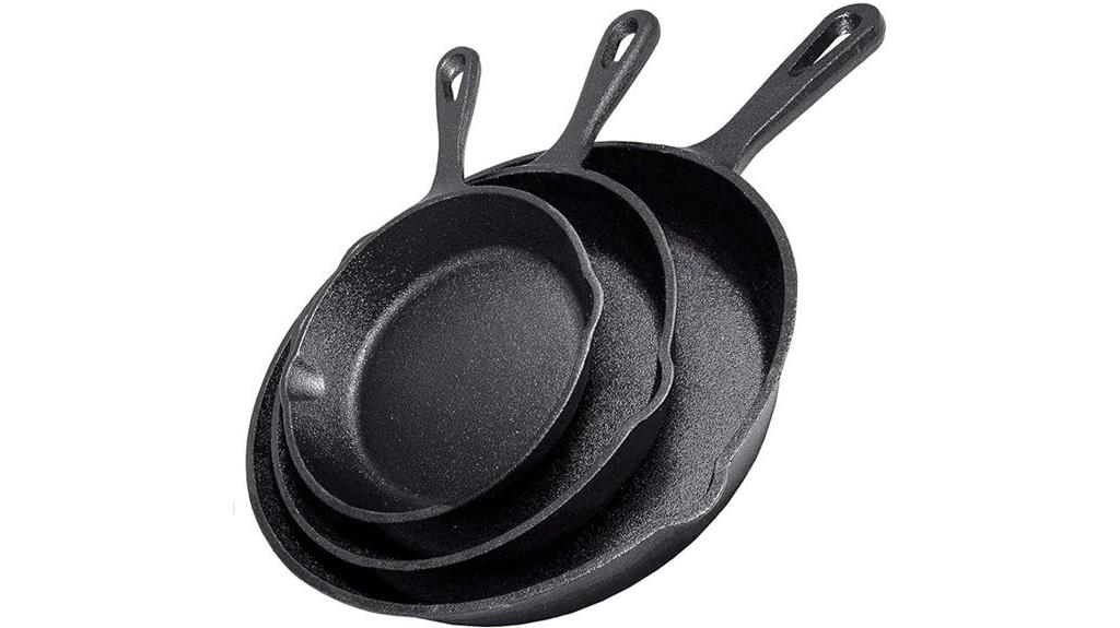 pre seasoned cast iron set