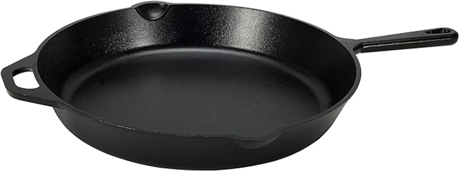 pre seasoned cast iron skillet