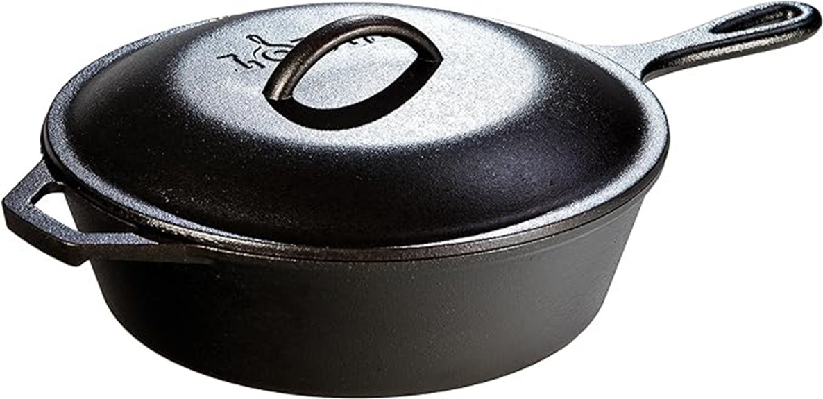 pre seasoned cast iron skillet