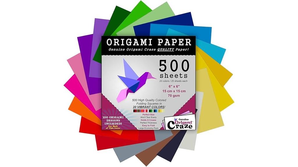 premium origami paper sheets