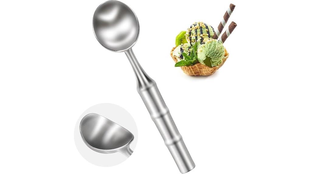 premium stainless steel scoop