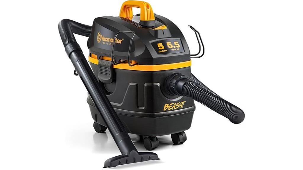 professional 5 gallon wet dry vac