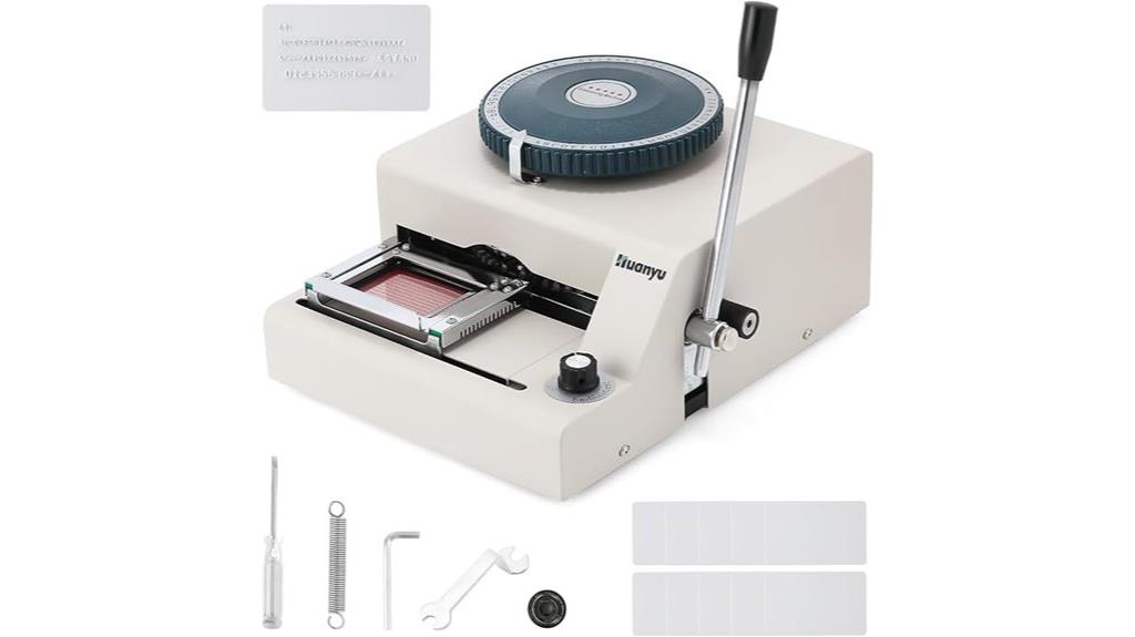 pvc card manual embosser