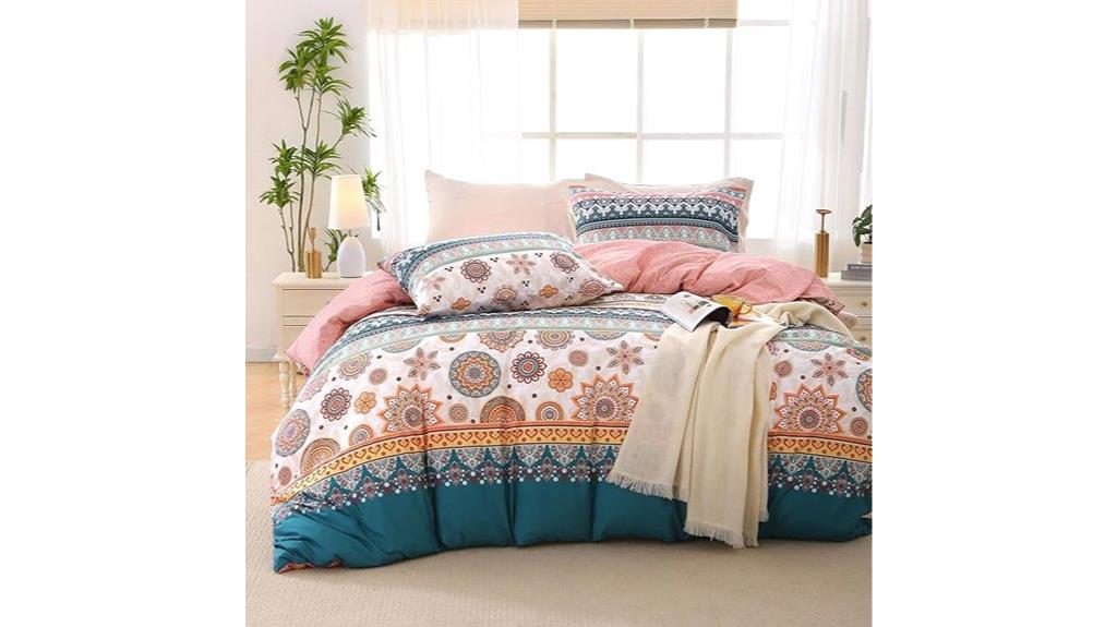 queen size floral duvet