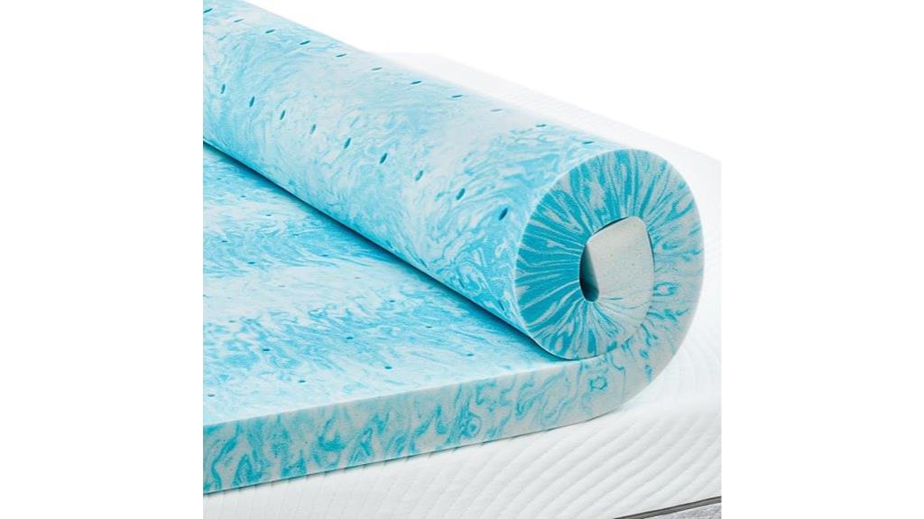 queen sized memory foam topper