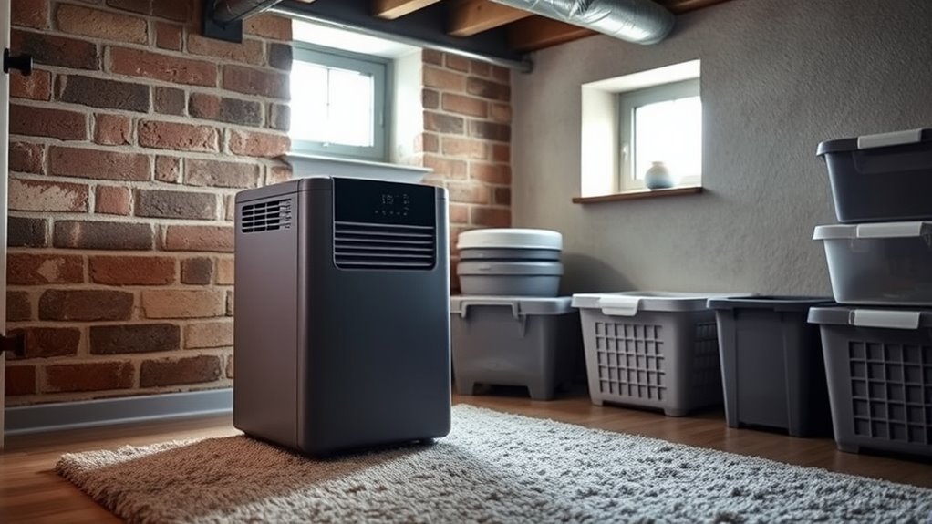quiet basement dehumidifier selection