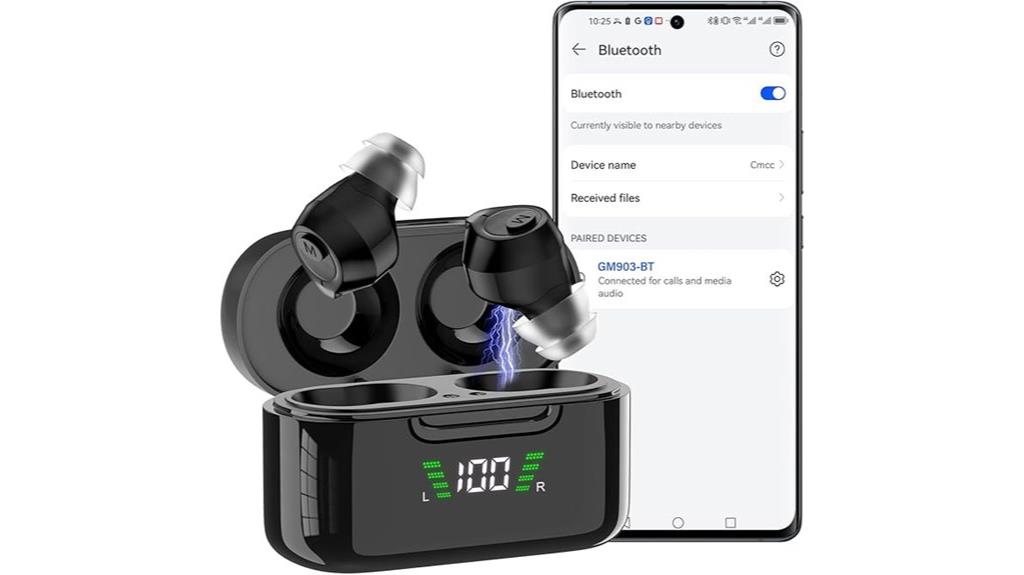 rechargeable bluetooth hearing aids