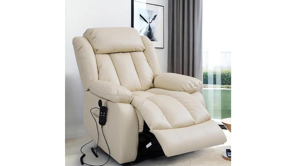 recliner with heat massage