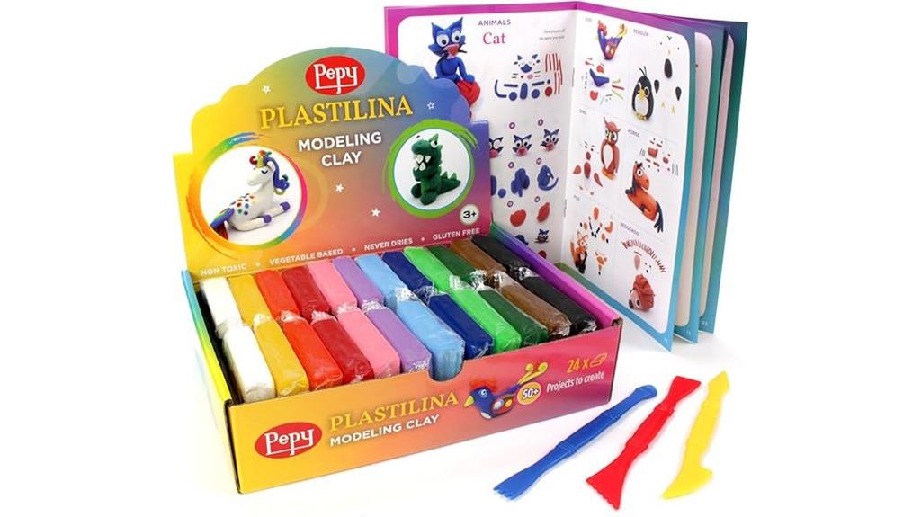 reusable modeling clay gift set
