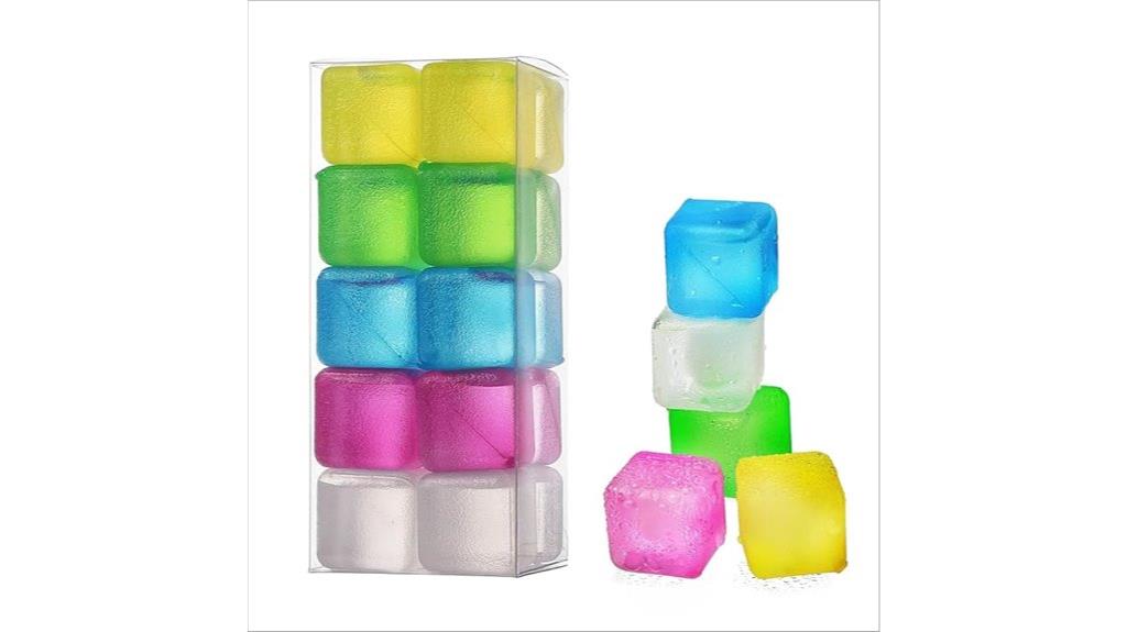 reusable plastic ice cubes