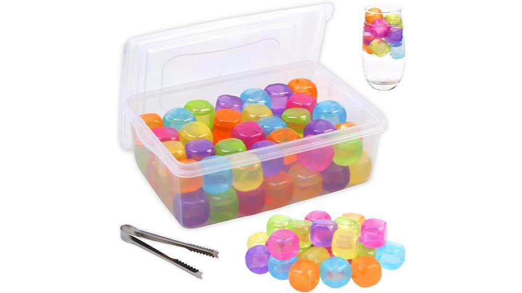reusable plastic ice cubes