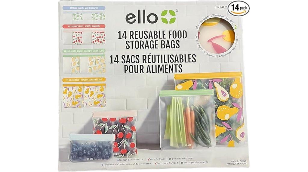 reusable produce bags assorted sizes