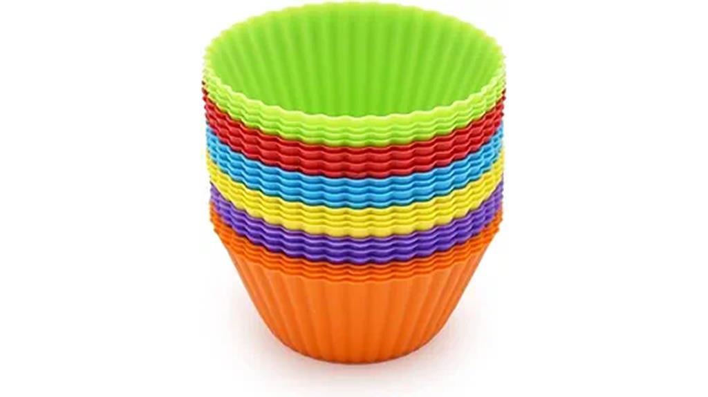 reusable silicone baking cups