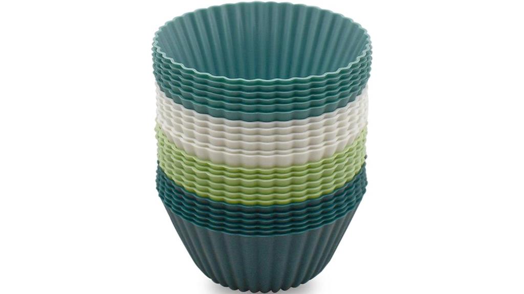 reusable silicone muffin liners