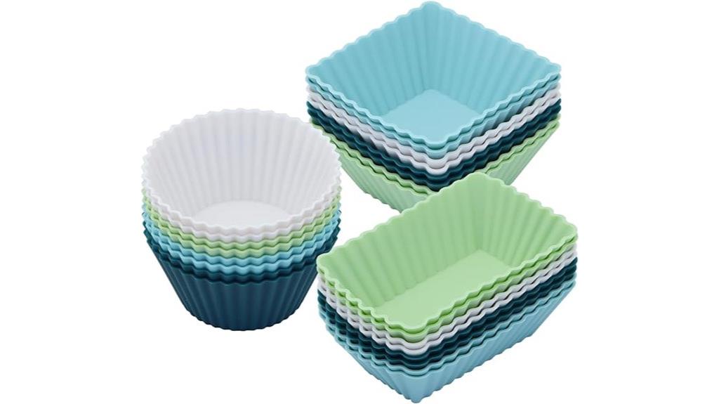 reusable silicone muffin liners