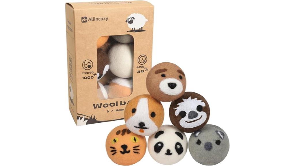 reusable wool laundry balls