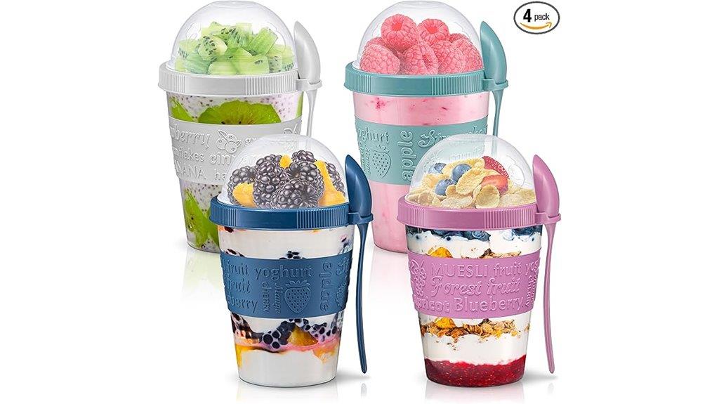 reusable yogurt parfait cups