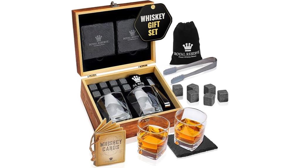 royal reserve whiskey stones